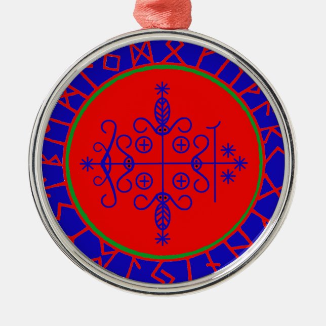 Ornamento De Metal VooDoo Magik - Papa Legba (Frente)