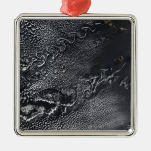 Ornamento De Metal Vórtices em nuvem sobre as ilhas de Cabo Verde