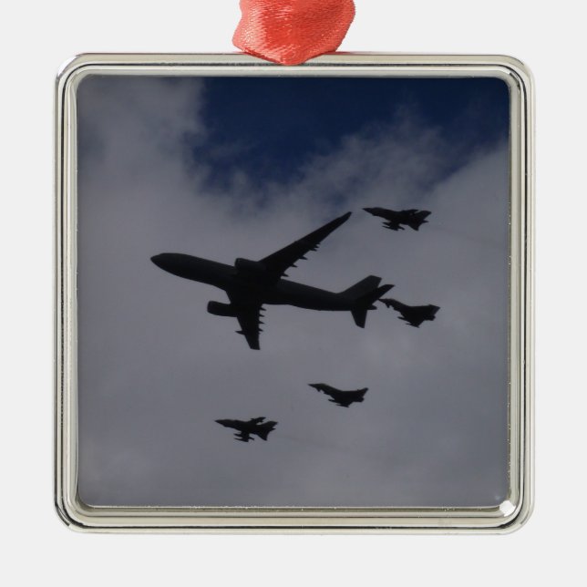 Ornamento De Metal Voyager e Tufões (Frente)
