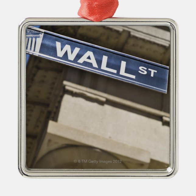 Ornamento De Metal Wall Street (Frente)