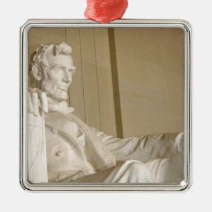 Ornamento De Metal Washington, DC, Memorial Lincoln