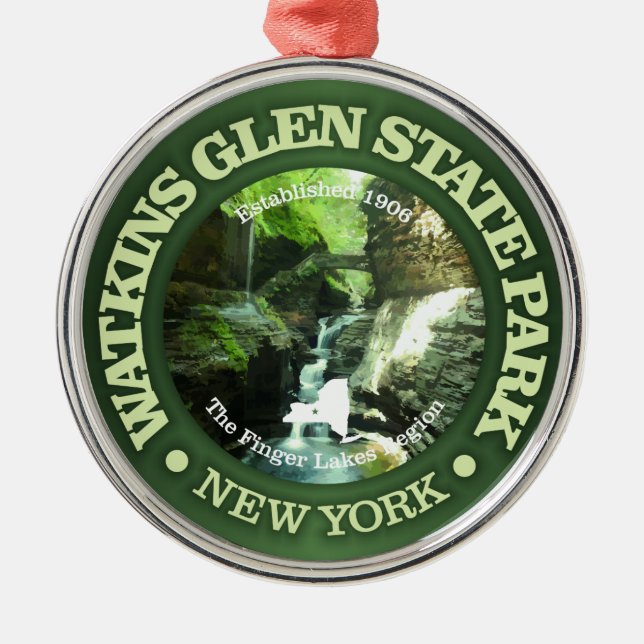 Ornamento De Metal Watkins Glen SP (Frente)