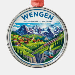 Ornamento De Metal Wengen Suíça