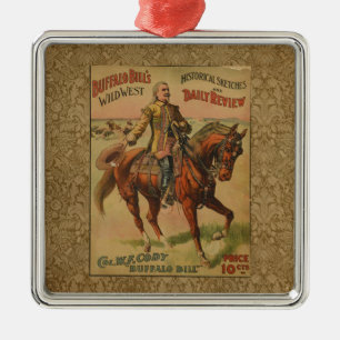 Ornamento De Metal Western Buffalo Bill Wild West