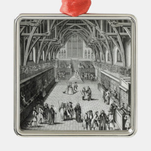 Ornamento De Metal Westminster Hall, o primeiro dia do termo