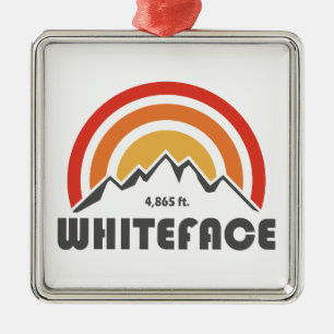 Ornamento De Metal Whiteface Mountain