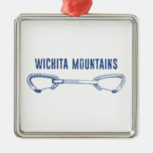 Ornamento De Metal Wichita Mountain Rock Escalando rapidamente