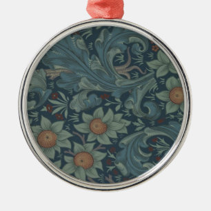 Ornamento De Metal William Morris Vintage Orchard Floral Design