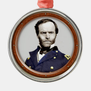 Ornamento De Metal William Tecumseh Sherman