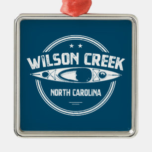 Ornamento De Metal Wilson Creek North Carolina Kayaking