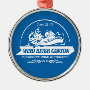Ornamento De Metal Wind River Canyon (rafting 2)