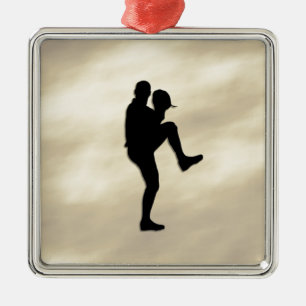 Ornamento De Metal Winduz do jogador de beisebol