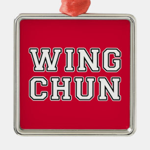 Ornamento De Metal Wing Chun