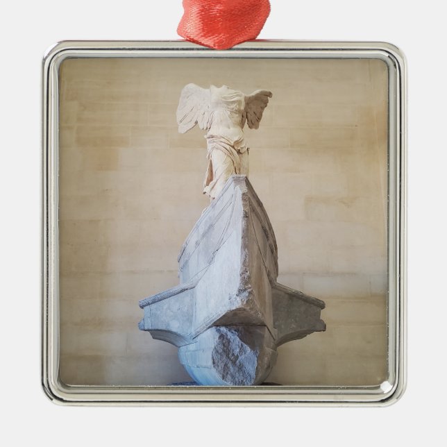 Ornamento De Metal Winged Victory of Samothrace Souvenir (Frente)