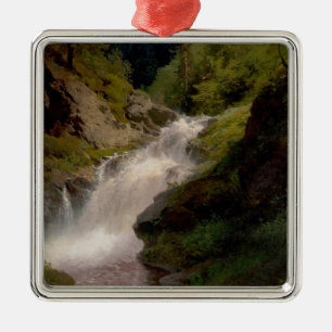 Ornamento De Metal Winona Falls (US Landscape) (por Hermann Herzog)