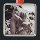 Ornamento De Metal Winter Angel<br><div class="desc">Todos os direitos reservados © Angelandspot</div>