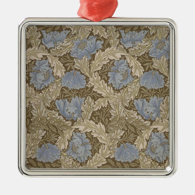 Ornamento De Metal Wreath Pattern (por William Morris) (Frente)