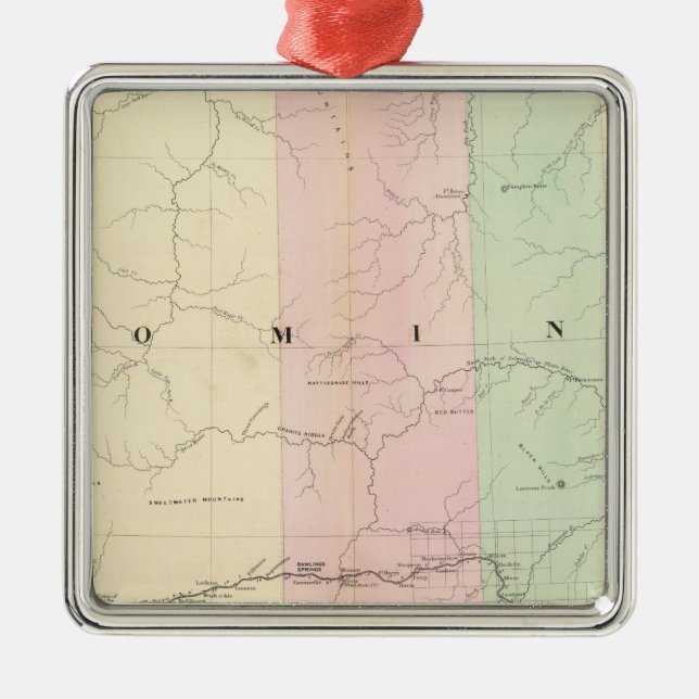 Ornamento De Metal Wyoming 3 (Frente)