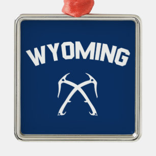 Ornamento De Metal Wyoming Ice Climbing