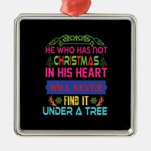 Ornamento De Metal Xmas Deu A Quem Não Tem Natal