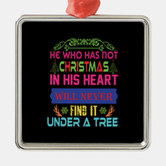 Ornamento De Metal Xmas Deu A Quem Não Tem Natal
