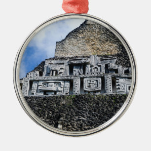 Ornamento De Metal Xunantunich Mayan Ruin em Belize