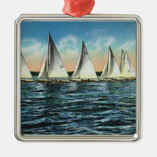 Ornamento De Metal Yacht club do Seneca