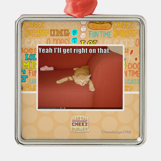 Ornamento De Metal Yeah eu obterei direito naquele (Frente)