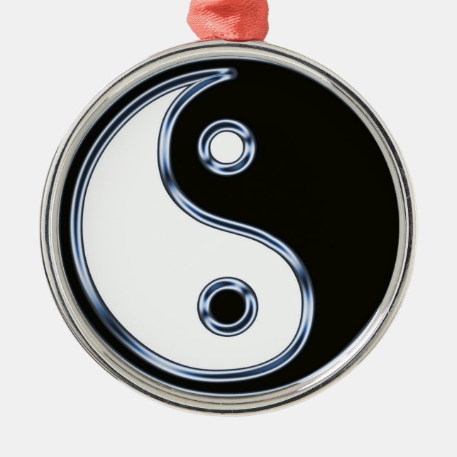 Ornamento De Metal Yin e Yang 2 (Frente)