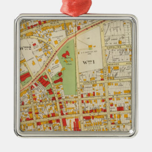 Ornamento De Metal Yonkers Nova York