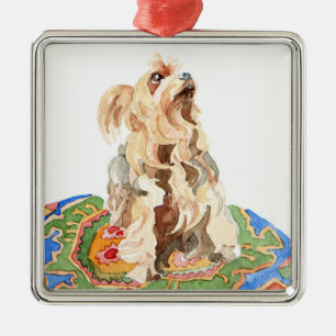 Ornamento De Metal Yorkshire terrier 2012