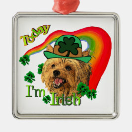 Ornamento De Metal Yorkshire Terrier St Patricks