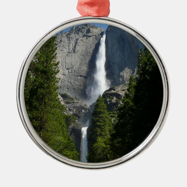 Ornamento De Metal Yosemite Falls II do Parque Nacional Yosemite (Frente)