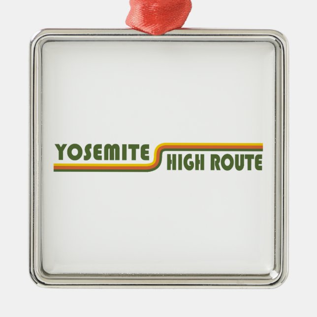 Ornamento De Metal Yosemite High Route (Frente)