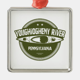 Ornamento De Metal Youghiogheny River, Pensilvânia