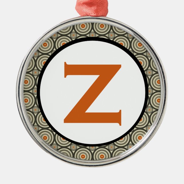 Ornamento De Metal Zebra Enrolada (Frente)