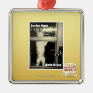 Ornamento De Metal Zombi Kitteh