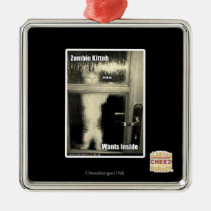 Ornamento De Metal Zombie Kitteh