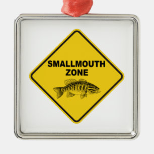 Ornamento De Metal Zona de Smallmouth