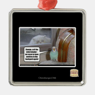 Ornamento De Metal Zumbis no quintal