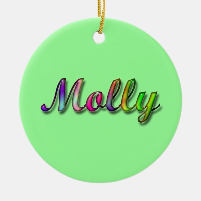 Ornamento de Molly_Name (Frente)