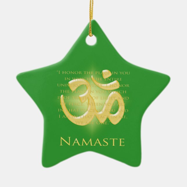 Ornamento de Namaste (Frente)