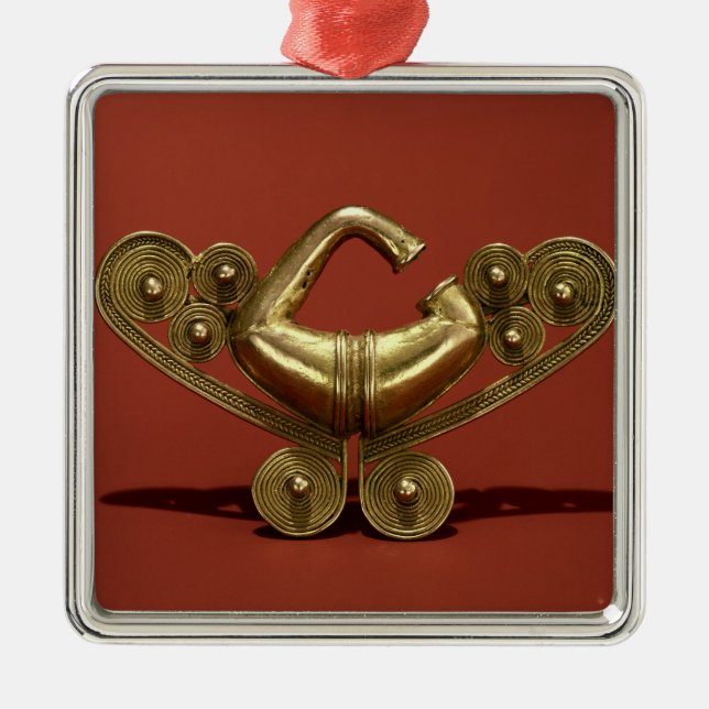 Ornamento de nariz, cultura de Tairona (Frente)