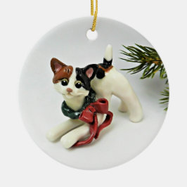 Ornamento de Natal Calico Bobtail Japonês