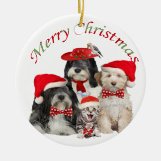Ornamento de Natal do Tibetano Terrier