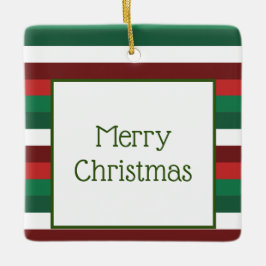 Ornamento de Natal Vermelho e Verde