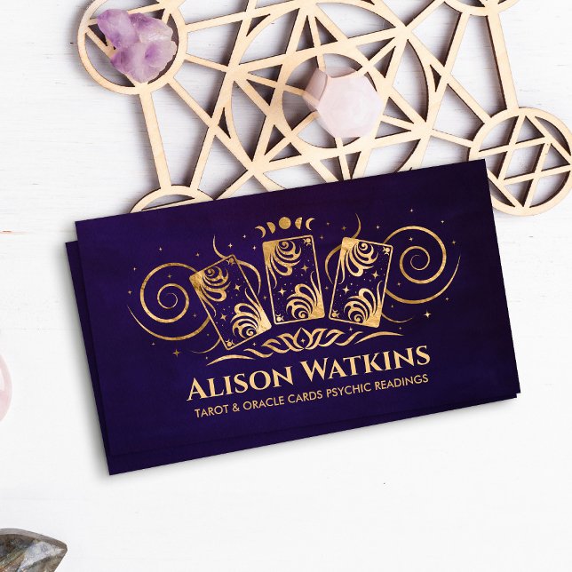 Ornamento de ouro de Tarot / Cartões Oracle (Criador carregado)