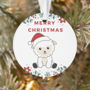 Ornamento de Ovinos de Natal
