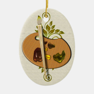 Ornamento de Pallette dos artistas