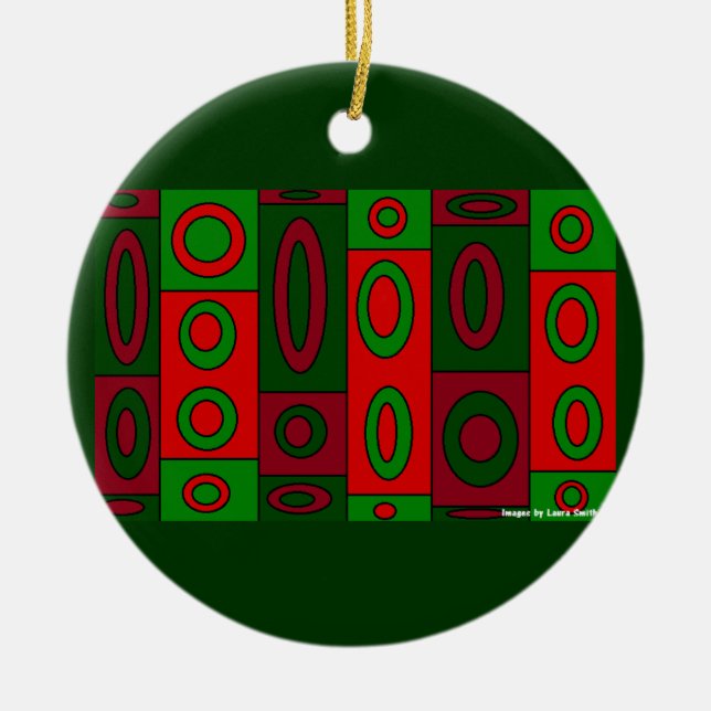 Ornamento de papel do Natal (Frente)